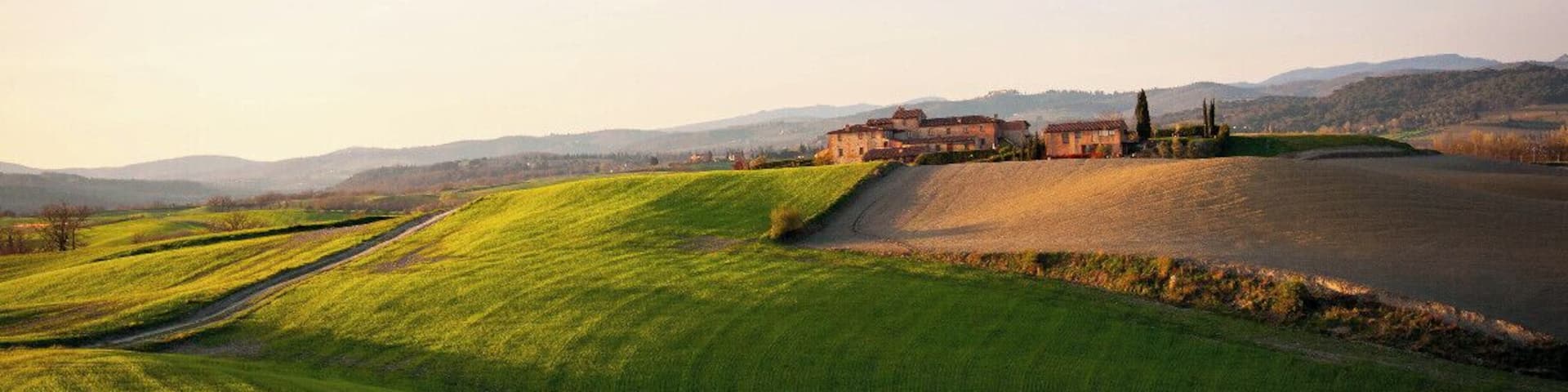 The Tuscan hills from Montaperti.