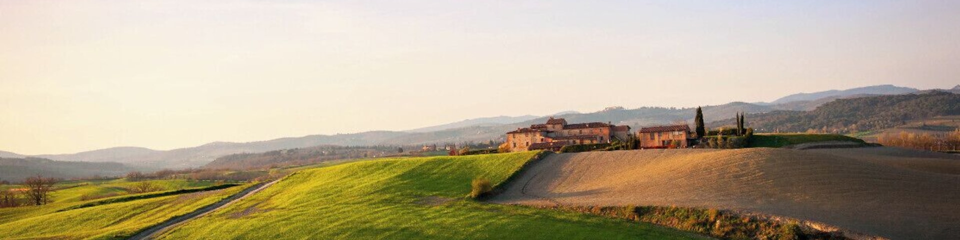The Tuscan hills from Montaperti.