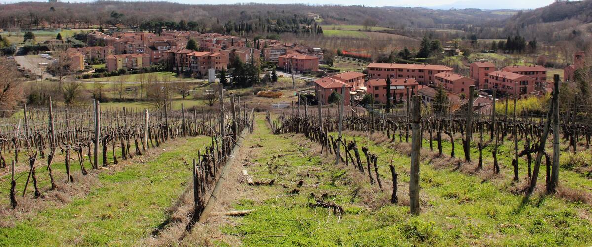 Ponte a Bozzone, hamlet of Castelnuovo Berardenga, Province of Siena, Tuscany, Italy