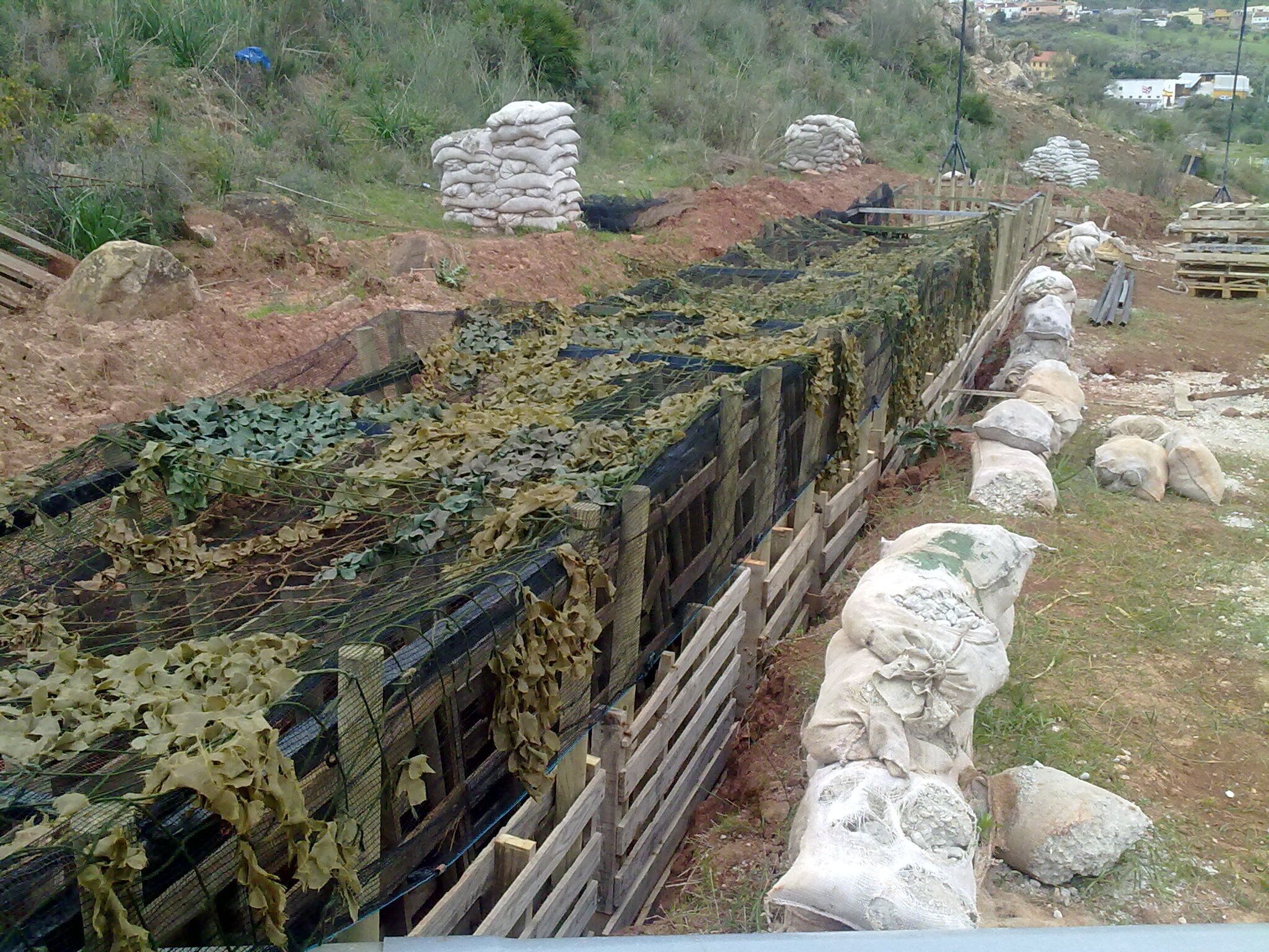 ESCENARIO DE TRINCHERAS PAINTBALL MOUNTAIN