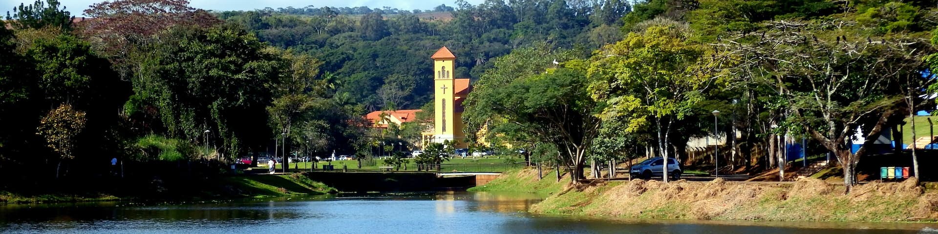 Lago Norte na região do Barreiro na cidade de Araxá-MG-Brasil.