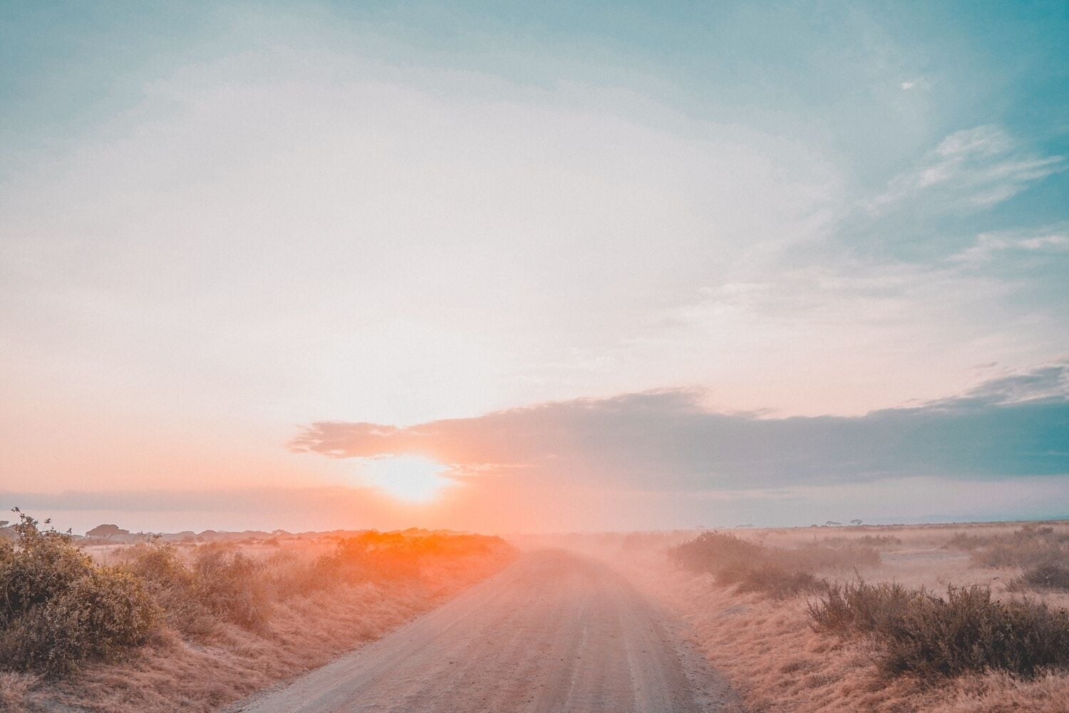 Sunsets in Africa are amazing... Evening in the Amboseli NP in Kenya. #lifeatexpedia #safari