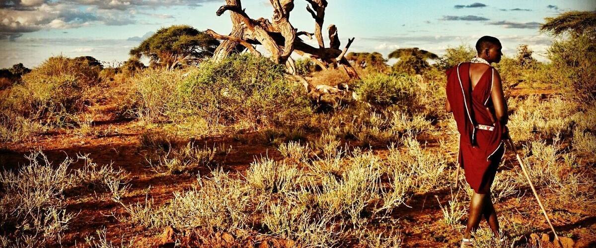 Massai's warrior at Amboseli National Park