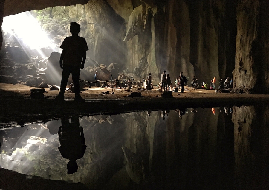 Picture taken at Gua Kepayang. An hour boat ride from Kuala Tahan and trekking in 8km to reach this amazing destination.