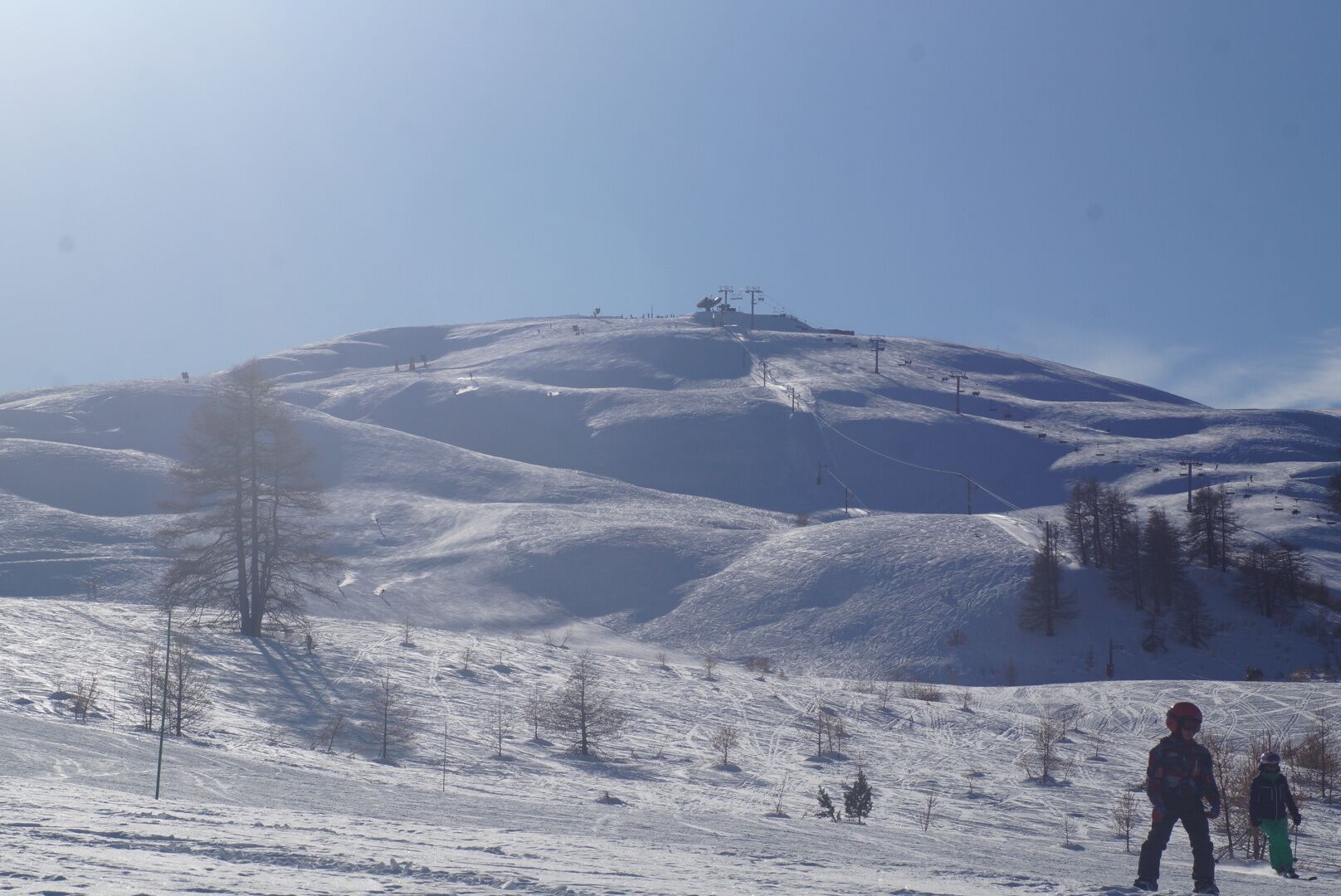 Fantastic place to ski and hike. This is the top of the green run from the observatory peak
