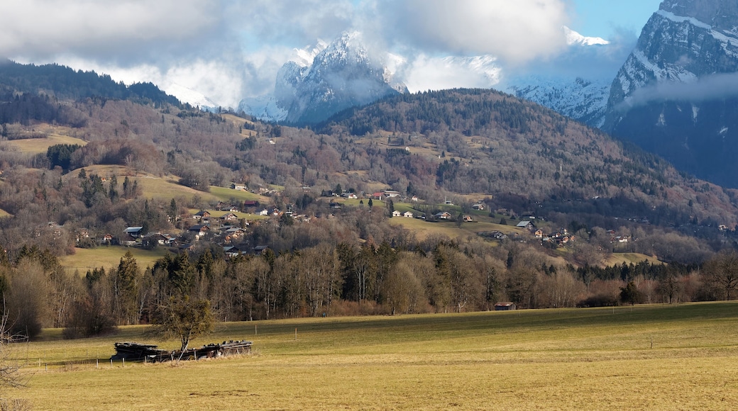 Giffre Valley, during a snowless winter