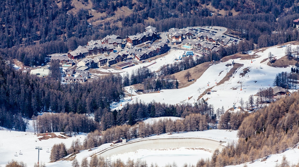 Ski resort Les Orres, Hautes-Alpes, France