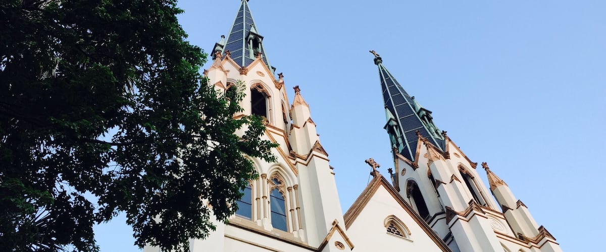 I didn't get to go inside but the cathedral is a savannah staple.