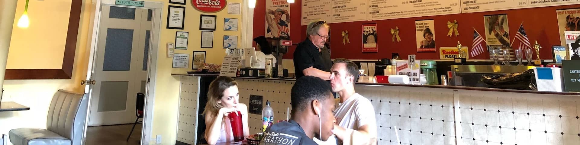 WWII inspired dinner, serving great American classics.