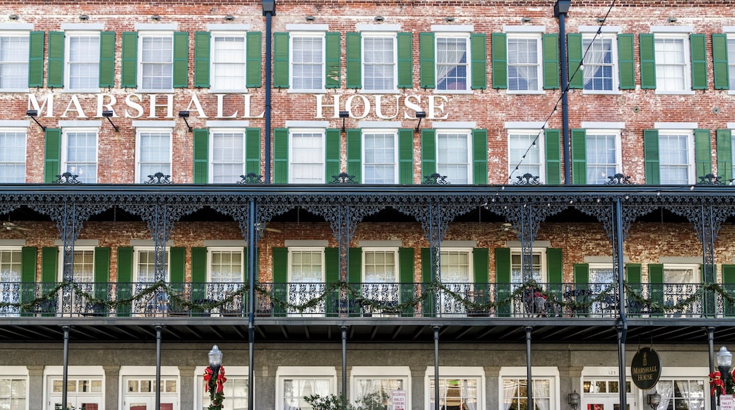 Marshall House at Christmas