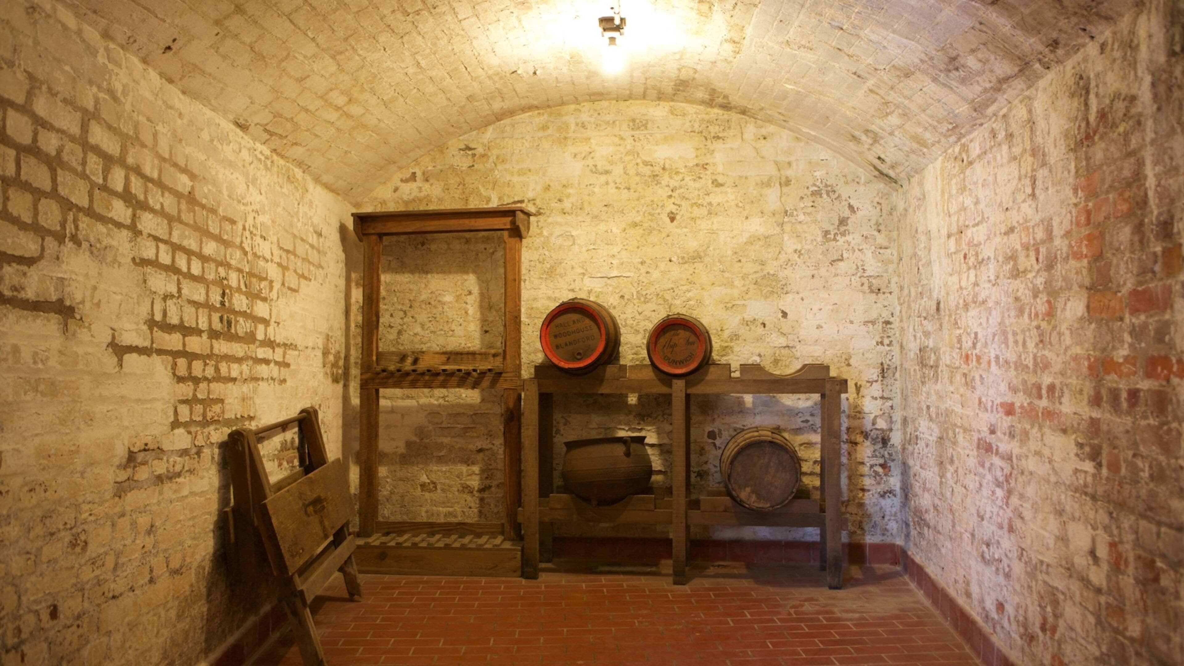 Old Fort Jackson caracterizando vistas internas