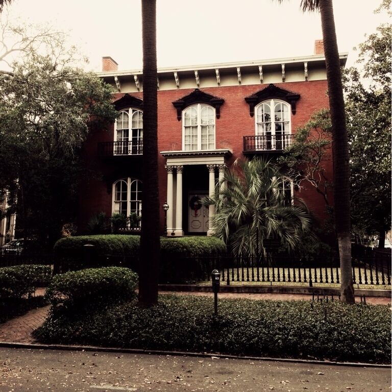 Designed by John S. Norris for General Hugh Weedon Mercer, construction of the house began in 1860. Construction was interrupted by the American Civil War, and finally completed around 1868 by the new owner, John Wilder. 

Before Hansford's death, as retold in Midnight in the Garden of Good and Evil, the house had already been the scene of two deaths. In 1913, a previous owner tripped over the second floor banister, fractured his hip, and suffered a concussion, dying three days later. In 1964, a boy chasing pigeons on the roof fell over the edge and impaled himself on the iron fence below.