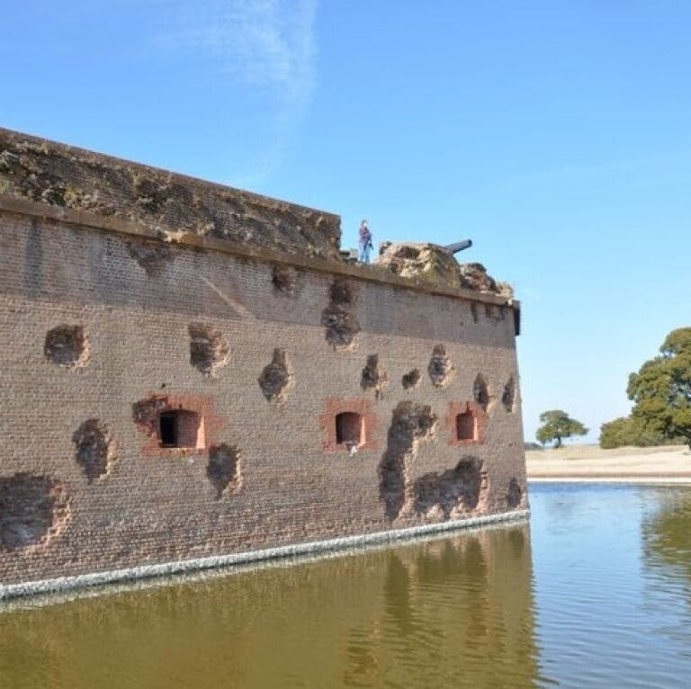 Fort Pulaski was constructed after the war of 1812 and because of the damage taken during the American civil war, was outmoded shortly thereafter.  