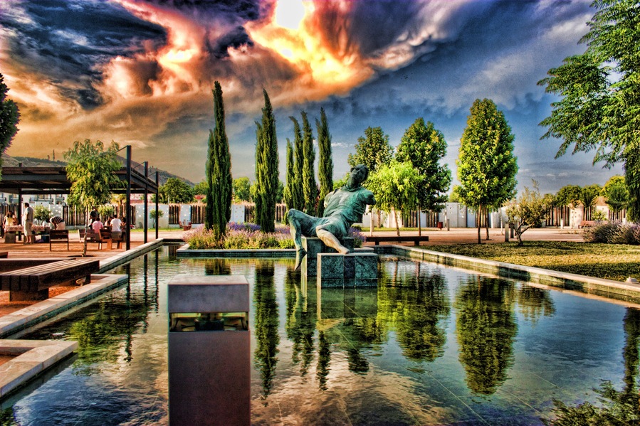 Parque Higueruela con efecto hdr