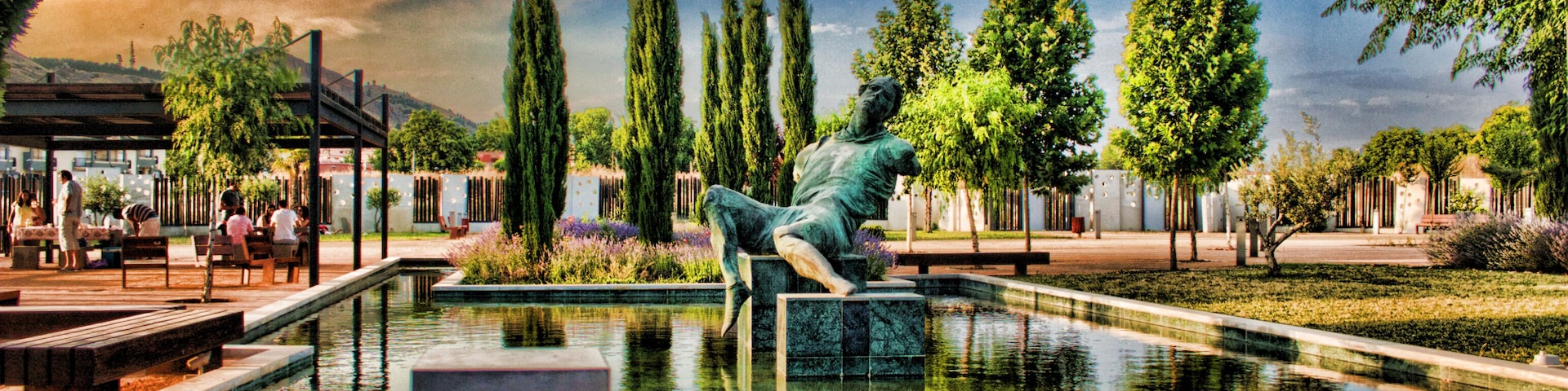 Parque Higueruela con efecto hdr