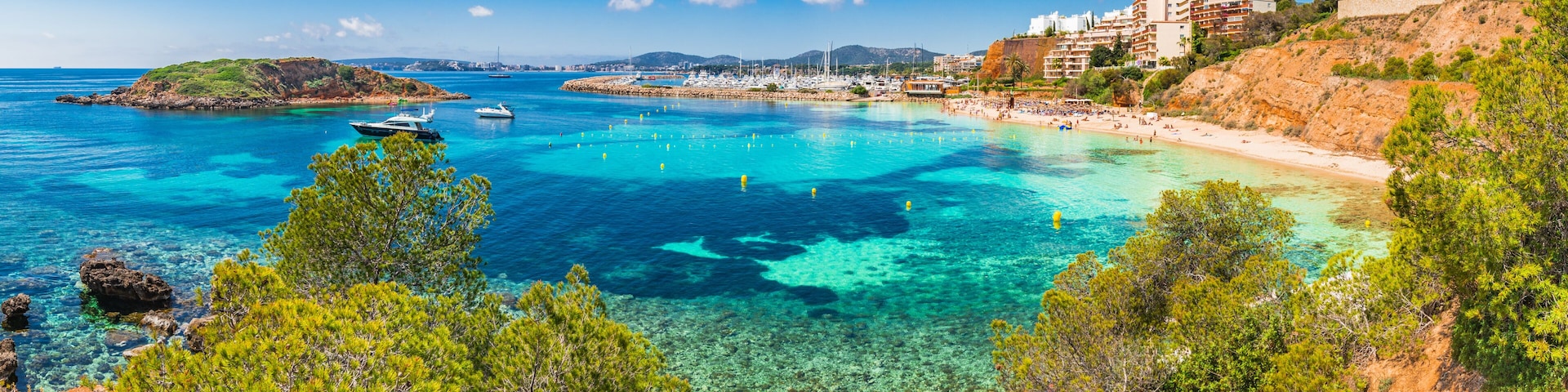 Spanien Urlaub Mittelmeer Küste Mallorca Strand Puerto Portals Nous Platja de l'Oratori