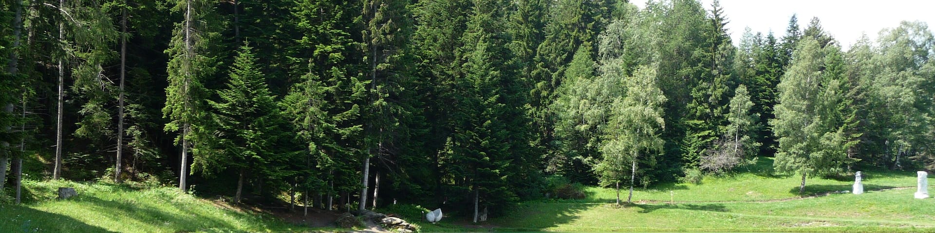 La réserve d'eau pour les canons à neige