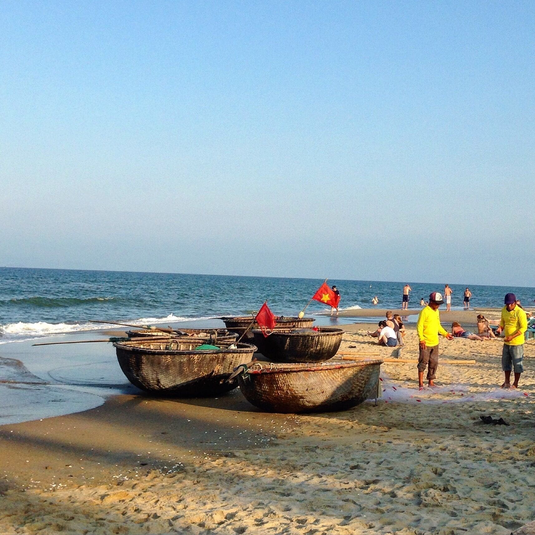 Row Boats on the beach
