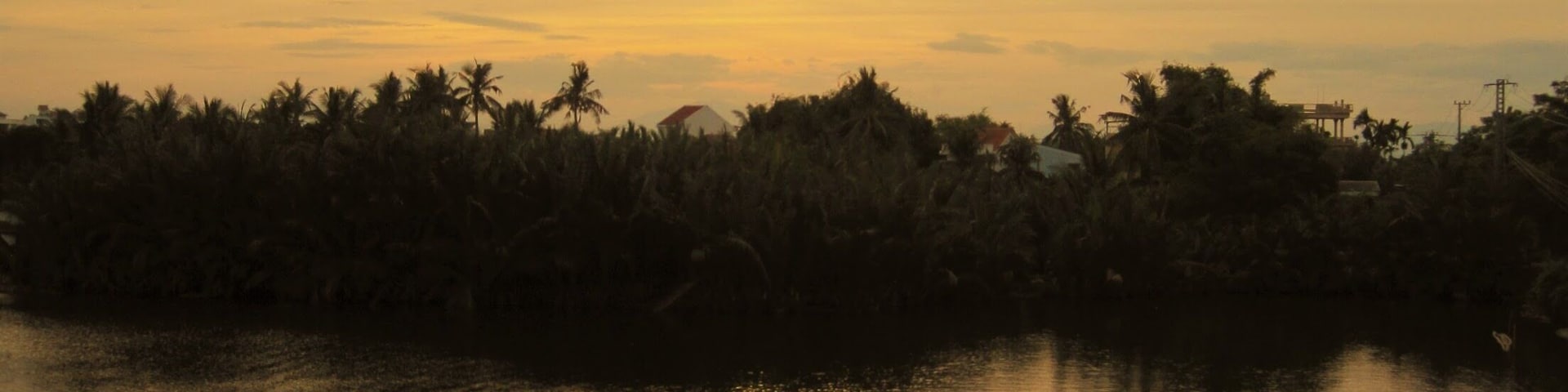 A lone fisherman casts his net under the golden glow of sunset in a canal that irrigates the rice fields in Cam Thanh, a quaint village located between Hoi An - a UNESCO World Heritage site & Cua Dai Beach in Vietnam. #Golden #CamThanh #HoiAn #Vietnam #Unesco