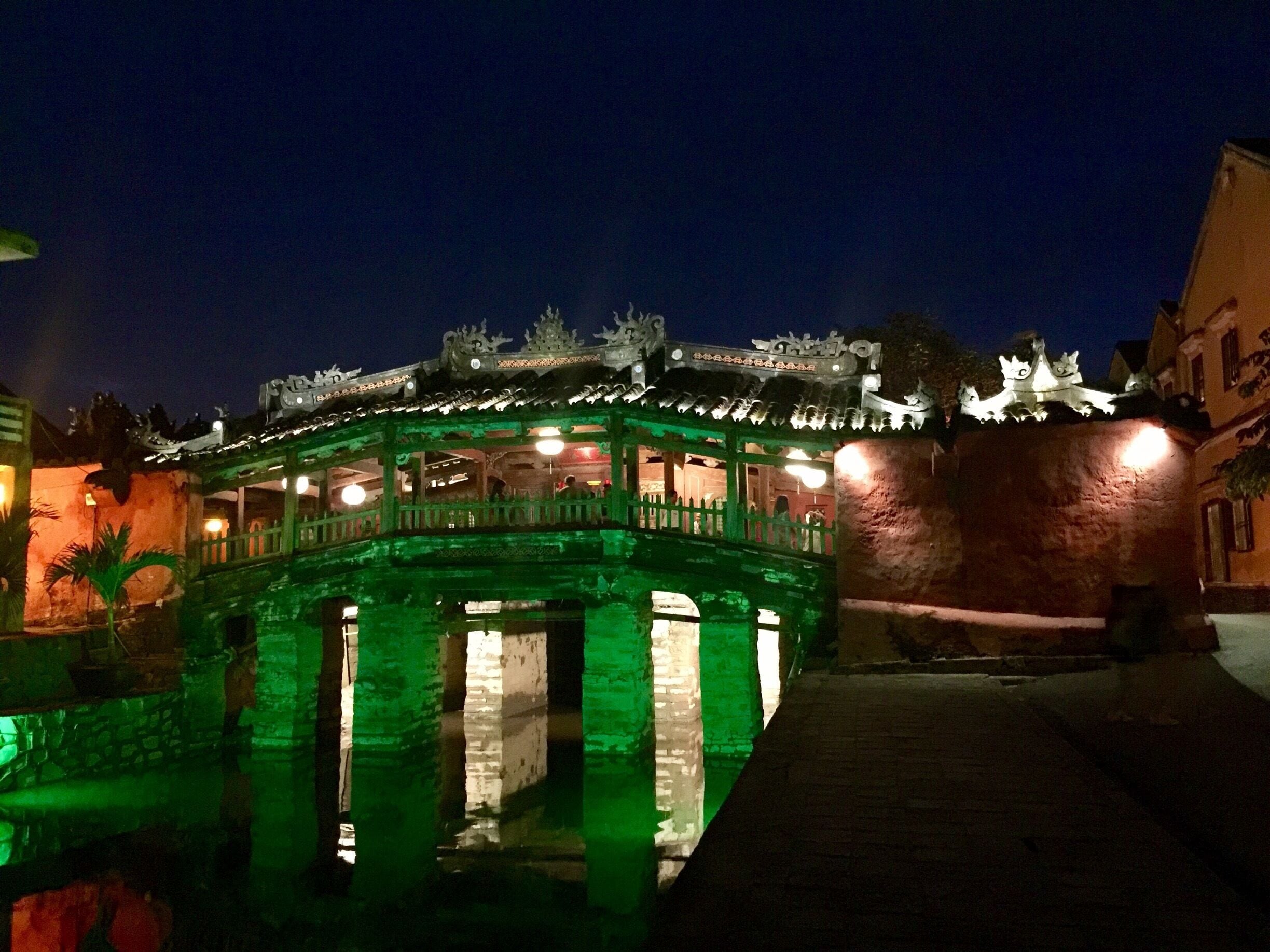 The ancient town of Hoi An is a UNESCO World Heritage Site with many well-preserved old temples and homes. Many colourful lanterns can be found there.