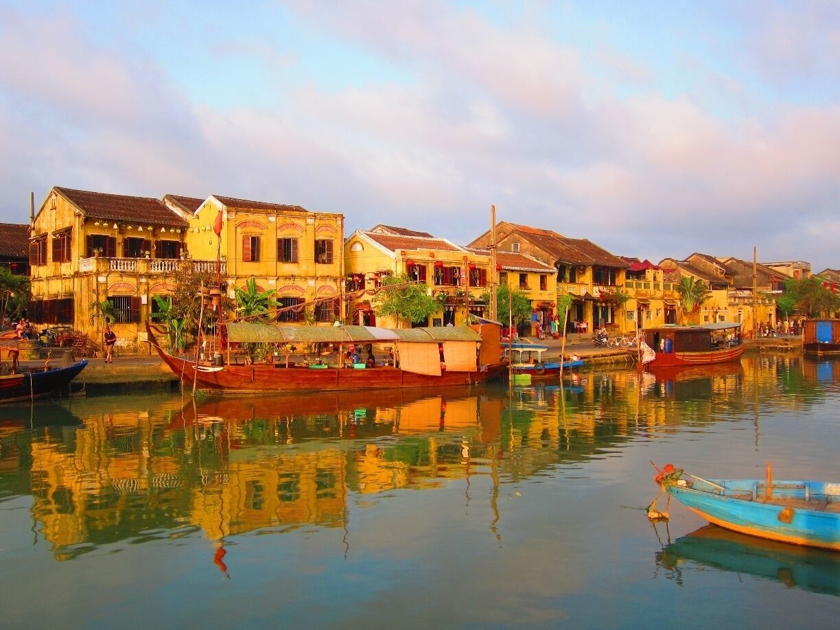 Hoi An is a must for anyone traveling to Vietnam. 

Head to the beach, purchase custom tailored clothing, and walk the lantern-filled streets at night. #goldenhour