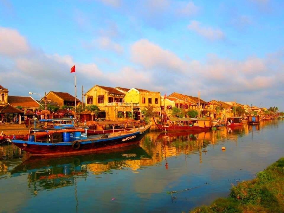 Strolling through Hoi An's Old Town in the early evening. Pictures don't do it justice! #waterlust