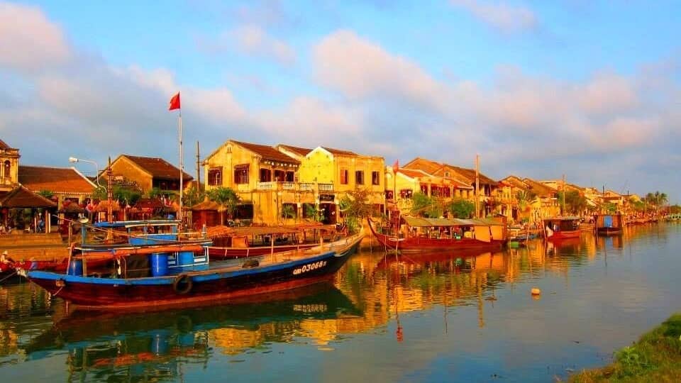 Strolling through Hoi An's Old Town in the early evening. Pictures don't do it justice! #waterlust