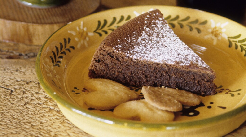 Morzine which includes food