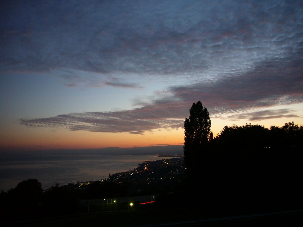 après le choucher de soleil - vue west