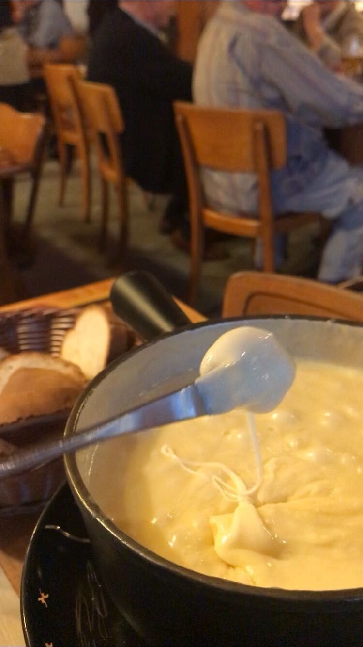 The best fondue around the area. Even if you’re around Montreux or Lausanne, you should drive here to have their fondue. Don’t forget to try their meringue with double cream dessert.