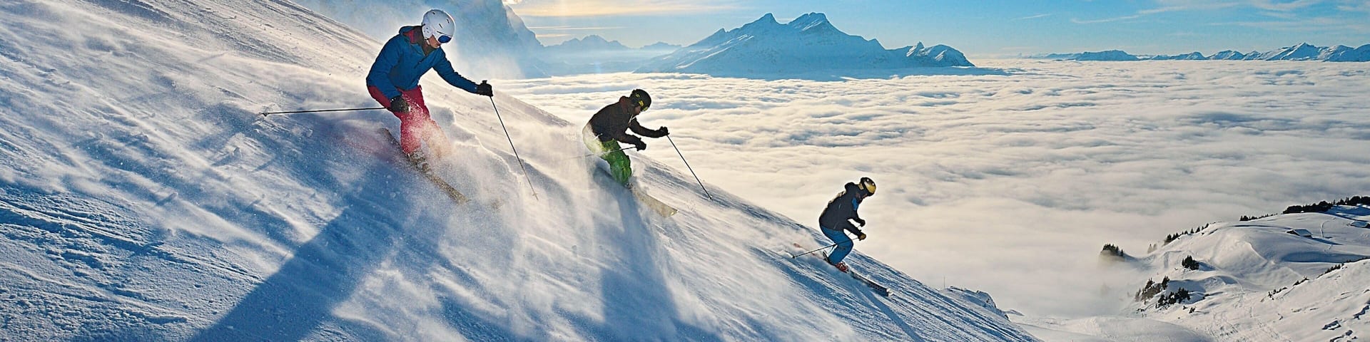 ハスリベルク 表示 山々, 雪 と スキー