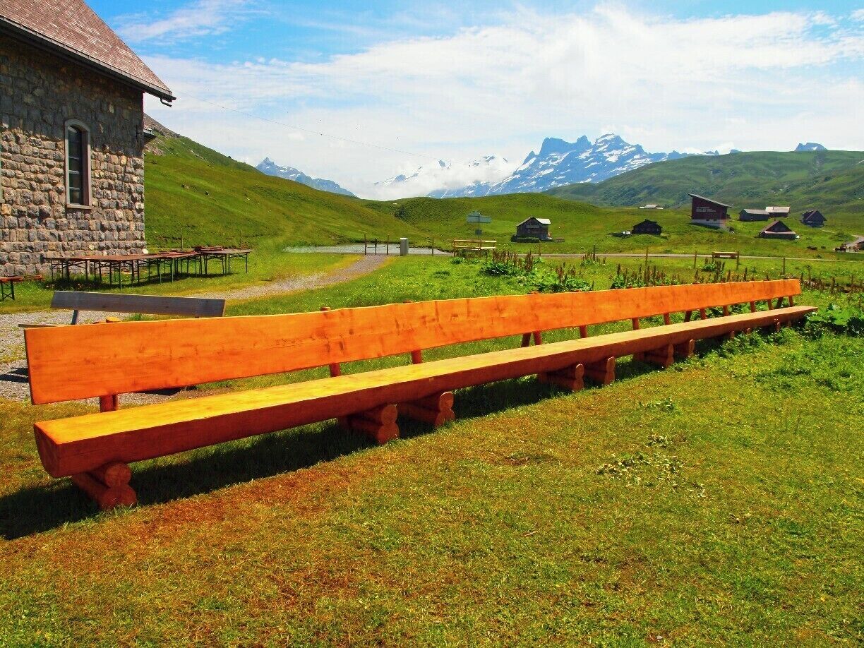 The long park bench!