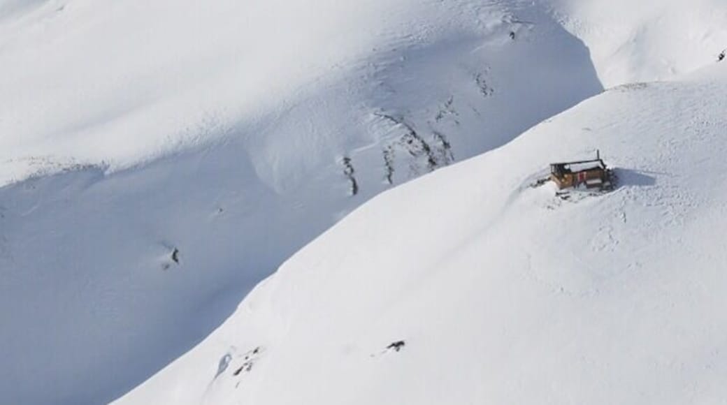 Perched high in the snow covered mountains of Samnaun, Switzerland this little wooden cabin looks over a giant valley (I was on the opposite side taking this shot)...I couldn't quite work out how to get to it but it was worthy of a photo so I can figure out a route for next time!