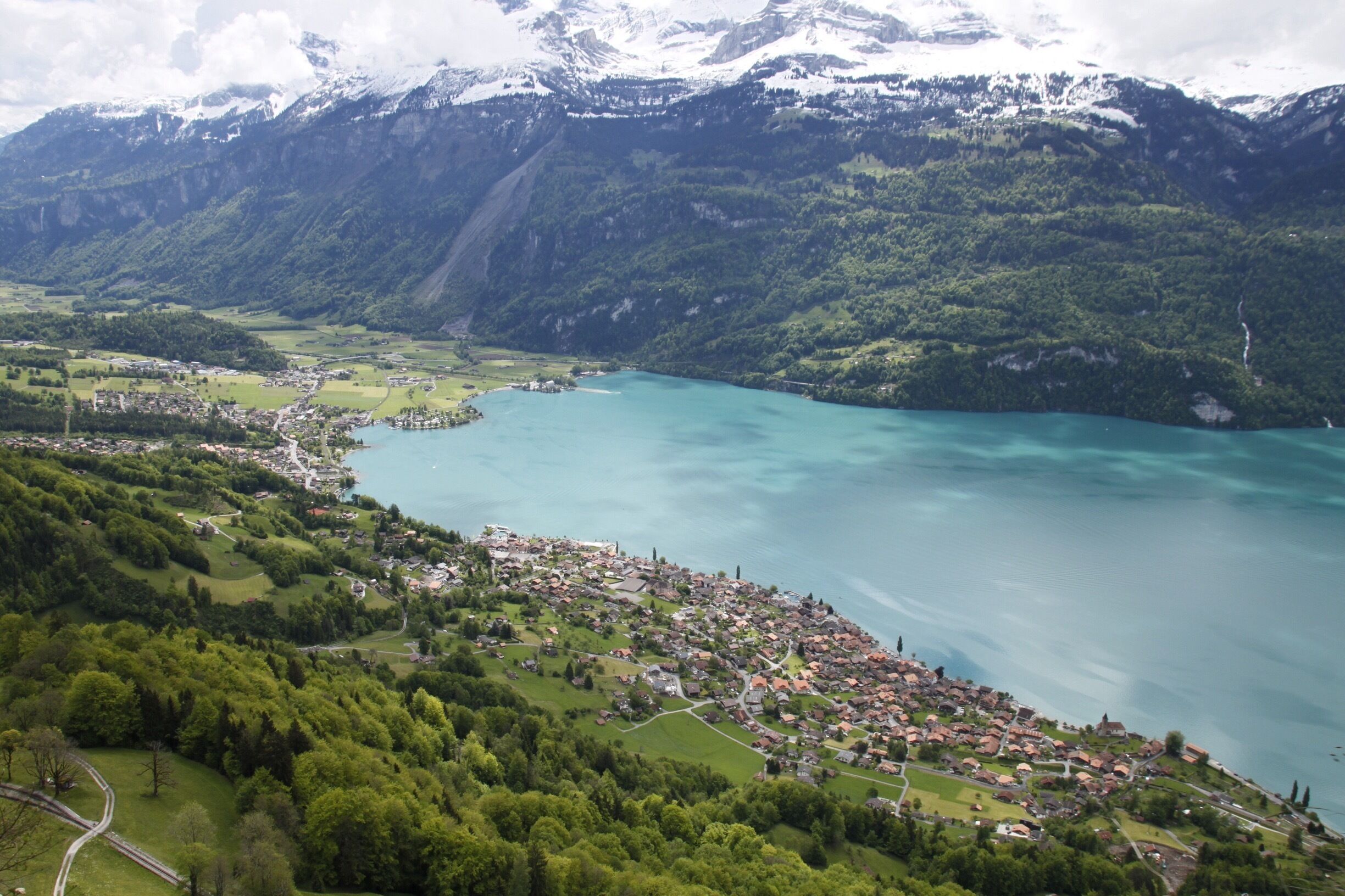Great mountain train from Brienz
