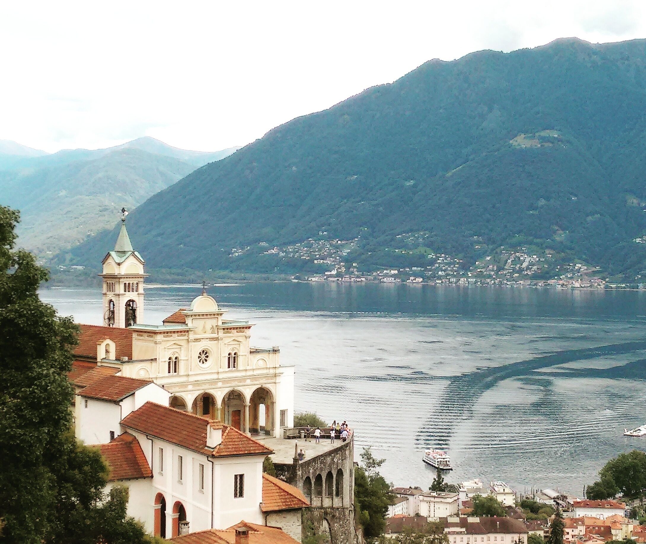Orselina! Known for the#sanctuary of Madonna del Sasso. The principal site that drives pilgrimage here. The observation deck offers a magical view of #lakemaggiore 
#switzerland🇨🇭 #switzerlandpictures #wanderlust #travelmemories #travellife #travelphotography #traveltrivia #travelling #travel #travels #travelexperience #travelblogger #travelblogging #travelblog #blog #blogging #blogginglife