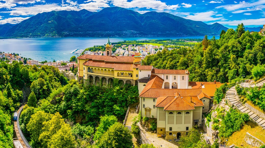 Santuario della Madonna del Sasso in Locarno, Switzerland, Shutterstock ID 1236347662, Purchase Order: -