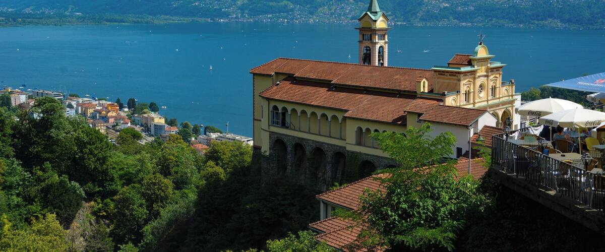 Looking for an urban sanctuary? High above the bustling city center of Locarno is the Santuario Madonna del Sasso. Forget the funicular and #Takeahike.