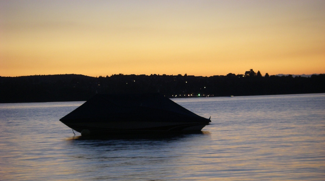 Dusk at the Untersee, a part of Lake Constance.