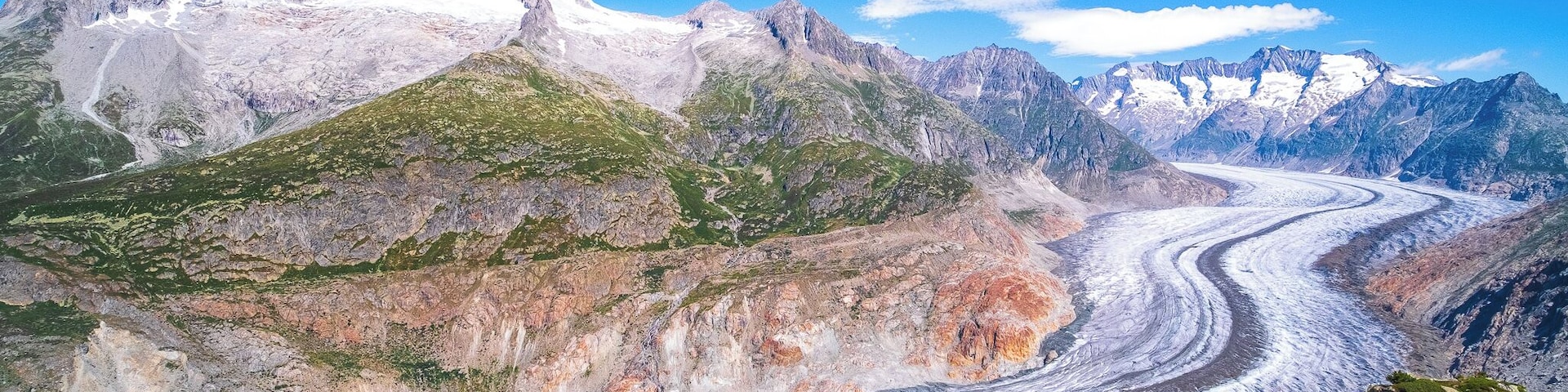For the view of the Great Aletsch Glacier ... and don't forget to look also in the other direction since during good weather, you'll see the Matterhorn !