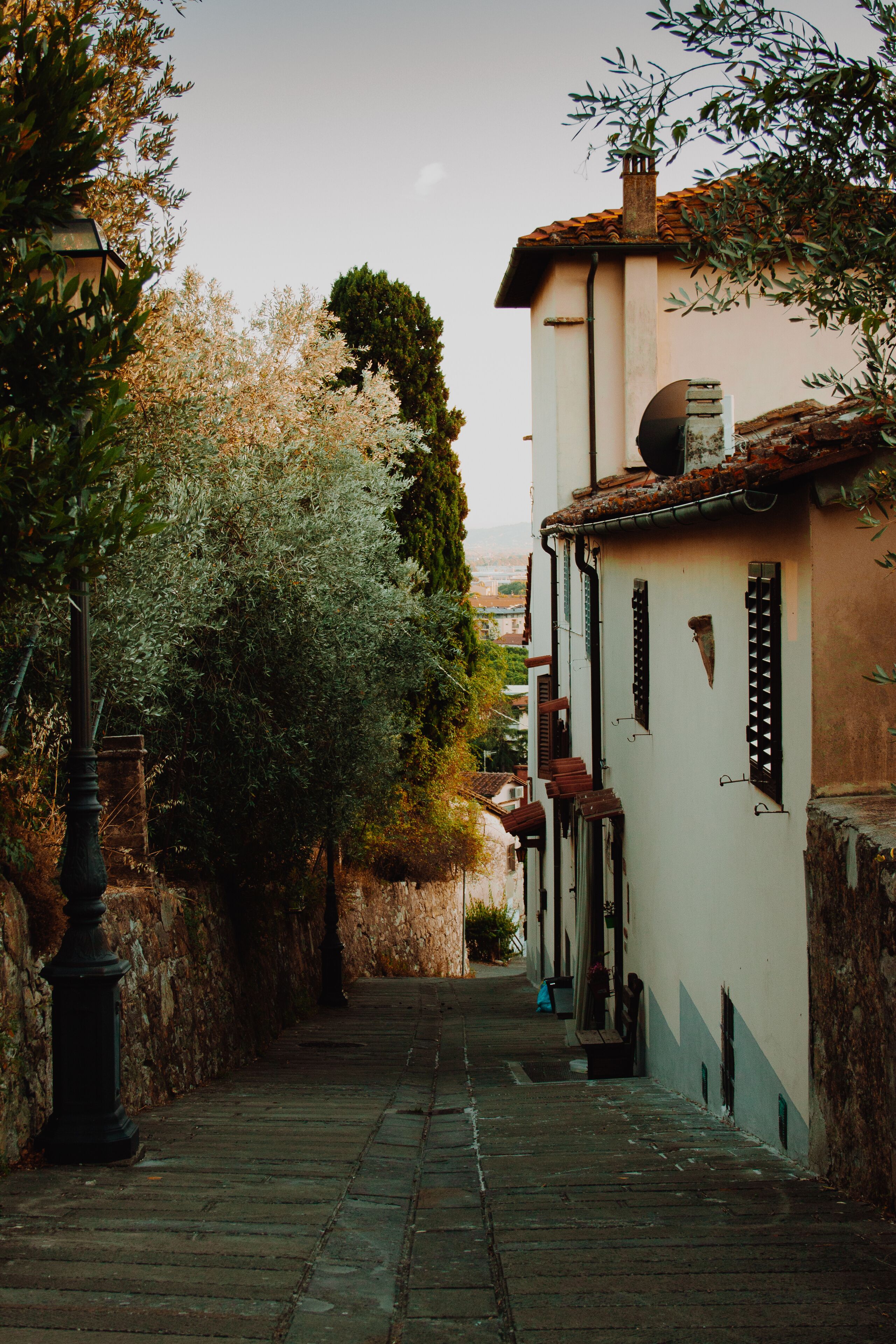 beautiful street in Calenzano, Firenze Italy