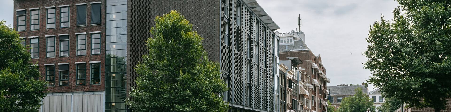 Anne Frank House which includes a river or creek