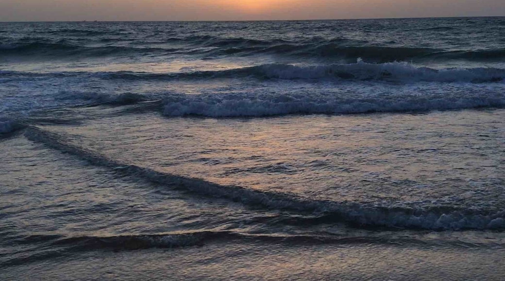 Sunset on the beach in Goa ❤️