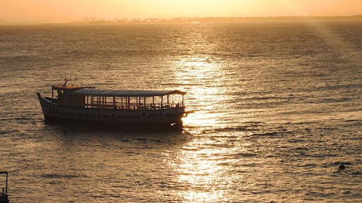 In the National Park of Jericocoara the tides are so big that the boats get stuck or floating depend the time of the day #LifeAtExpedia