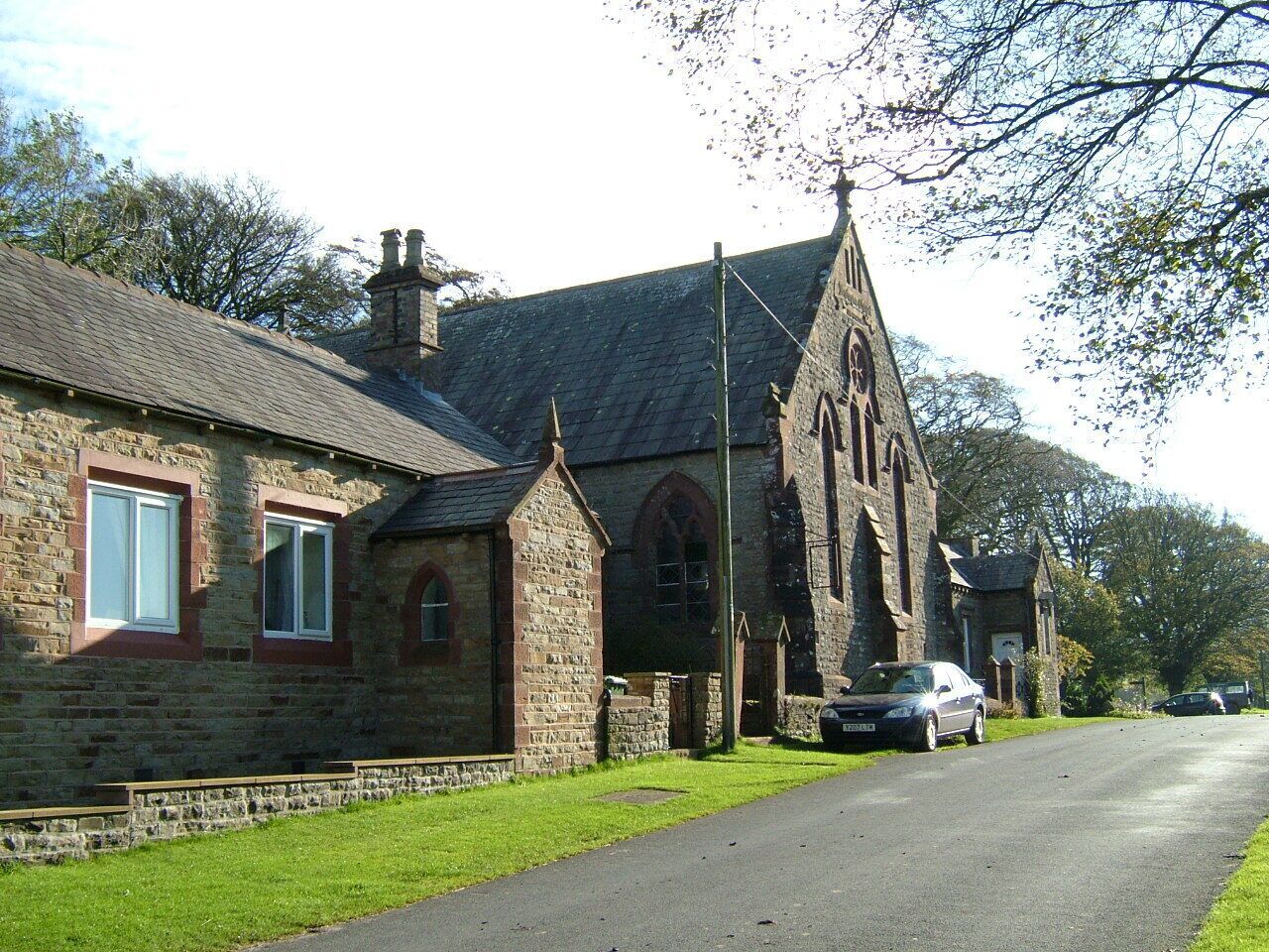 Hallbankgate a village in Cumbria on the A689 Brampton to Alston road. It is village with a mining tradition on the former 'Lord Carlisle's 1775 railway'. Now a private house