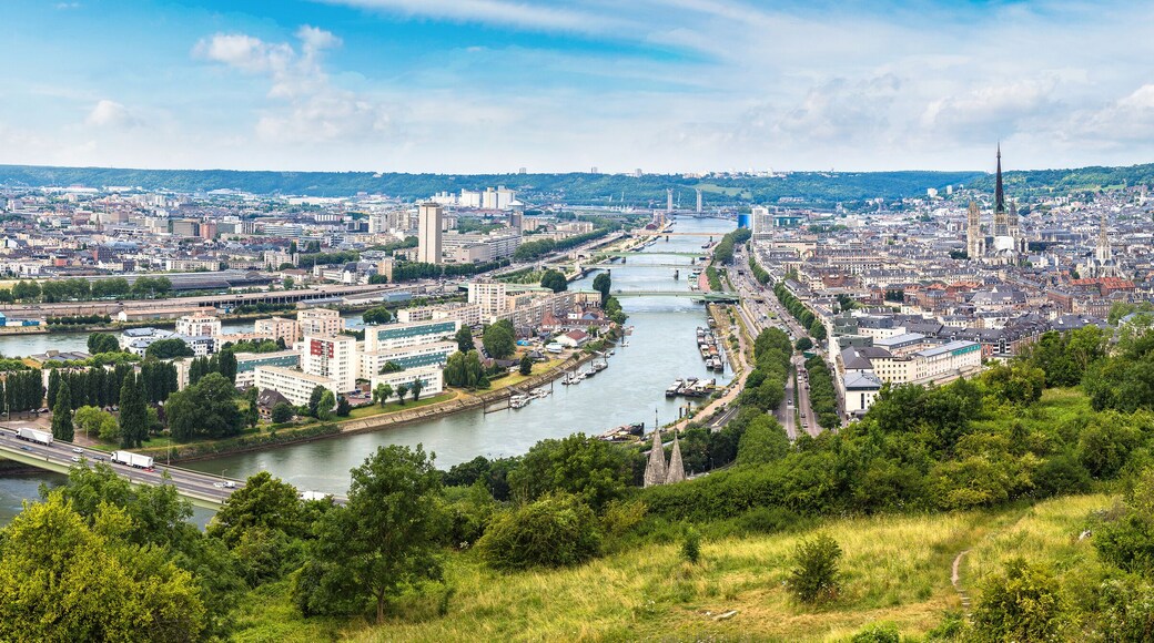 Panoramic view of Rouen