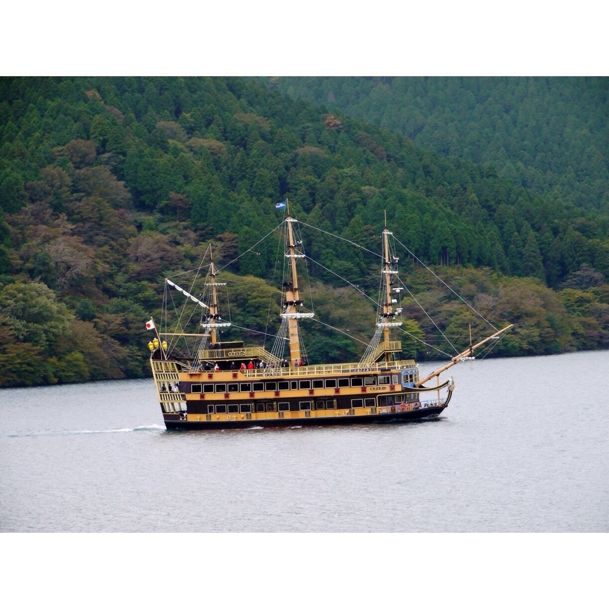 Nice ship on the lake