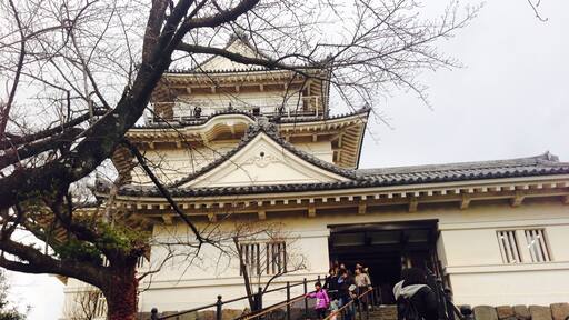 Odawara Castle museum and historical site. 410 yen to get it and view the history of the hojo clan