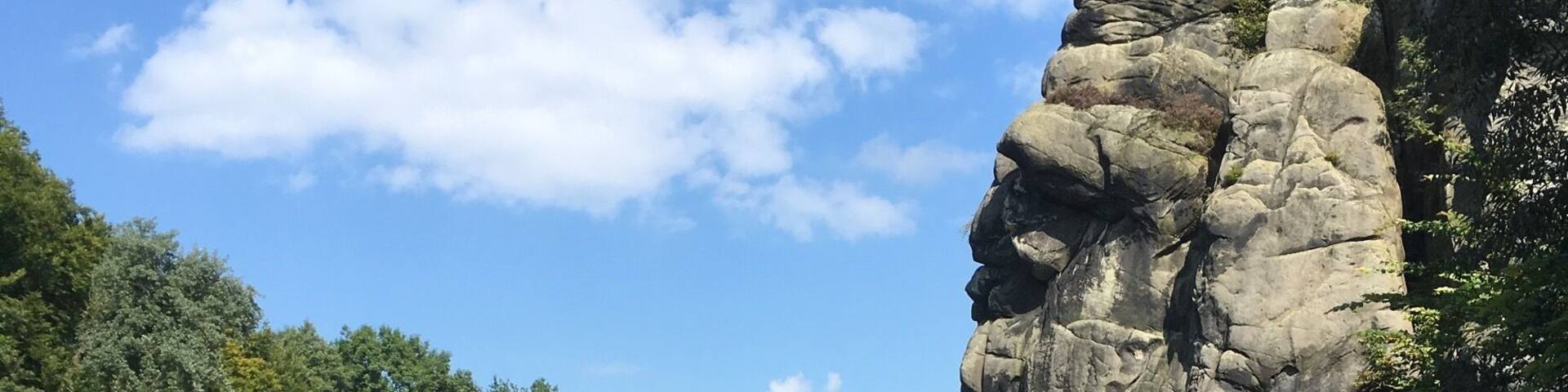 Tranquility or Mirror Lake, next to the Externsteine. A former sacred place, which still is getting lots of attention. So get there early if you want to avoid the masses. Nice nature reserve, with many trails.
http://www.externsteine-info.de/index.php?show=english