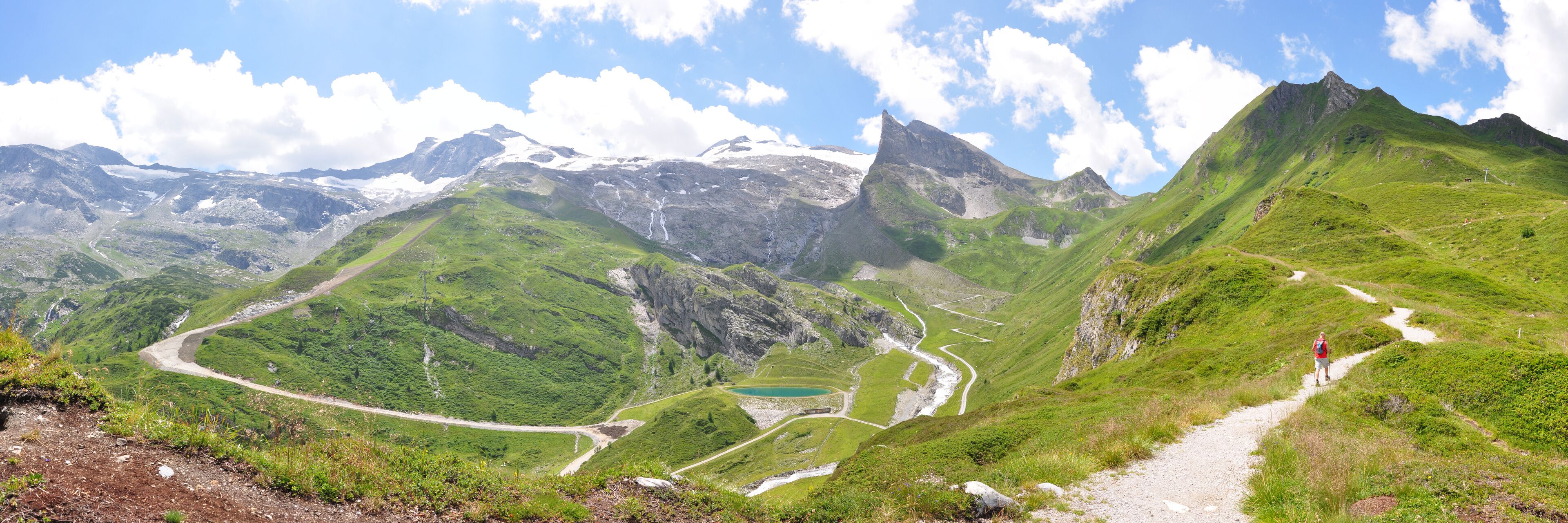 Bergkulisse am Hintertuxer Gletscher