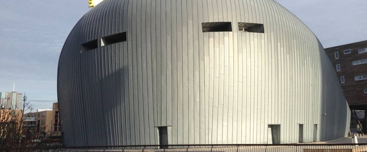 As if the building is looking right at you...